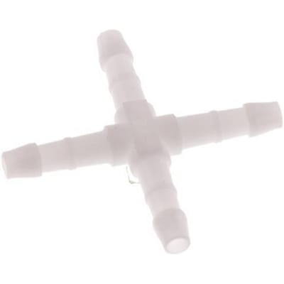 4 mm POM Kruis-Slangkoppeling [10 Stuks]