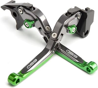 Motorfiets Hendels - Rem en Koppeling - Motor Rijden - Verstelbaar Uittrekbaar - 16-19 cm - Groen