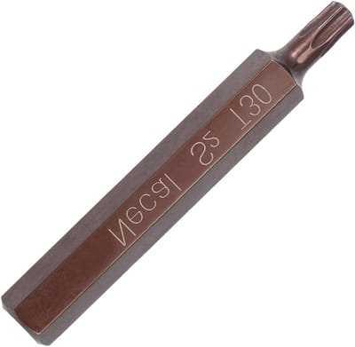 Torx Schroevendraaier Bits 3/8" Hex Shank 75mm T30, Magnetisch voor Auto Onderhoud en Reparatie
