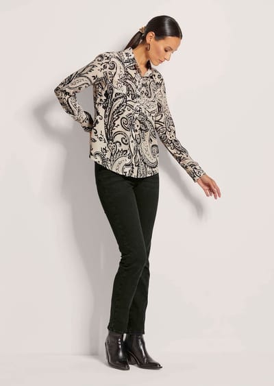 MADELEINE Gedessineerde Blouse Blouse met print