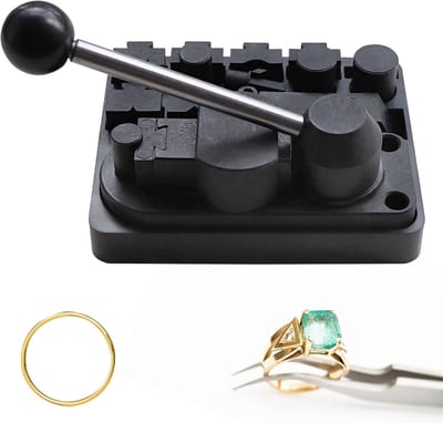 Ring Vorm Gereedschap - Sieraden Buiger - Metaal Bewerken - Precisie Maten - 6 Maten - Zwart