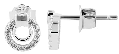 AKZENT Akzent Dames oorbellen "Lian" van 925 Sterlingzilver, gerhodineerd, duurzaam