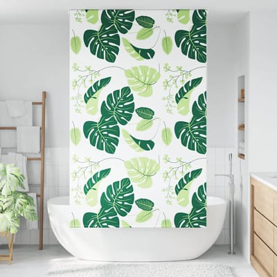 vidaXL - Doucherolgordijn - 120x240 - cm - stofbreedte - 116 - cm