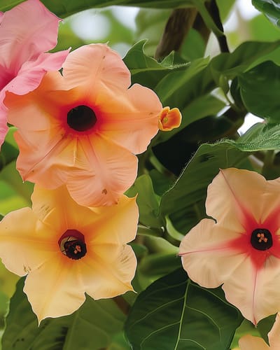 2 sets - Suzanne Met De Mooie Ogen Zaden Thunbergia Alata Meerjarig Mix