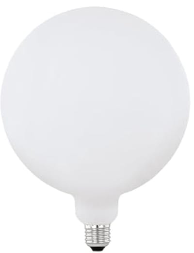 Dimbare LED lamp E27 - Edison globe gloeilamp - Extra groot - 4,5 Watt (40W) - Warm wit - Opaal glas