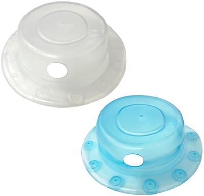 Dailygoods- Afvoerafdekking - Badkuip-overloopafdekking - Opvouwbare Gootsteenafdekking - 2 Stuks - Duurzaam PVC - Waterdicht en Slijtvast