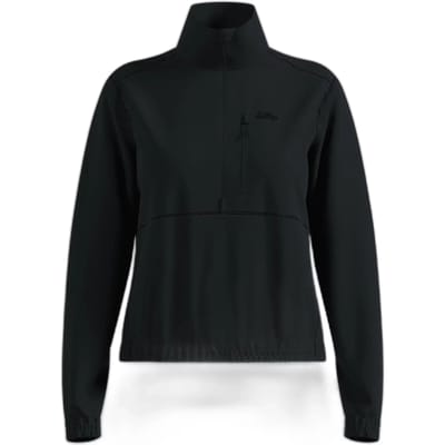 Odlo Classic Fleece Met Halve Rits Zwart L Vrouw