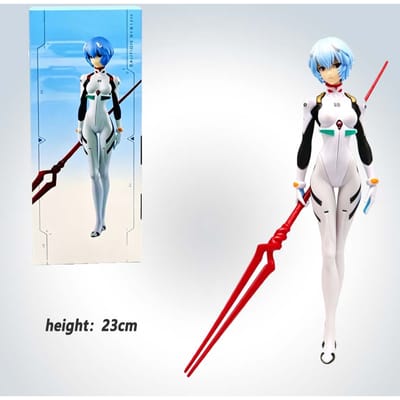 Nieuw Anime Neon Genesis Evangelion Eva Ayanami Rei Kawaii Figuur PVC Model Speelgoed Poppen Verzamelen Ornamenten Cadeaus