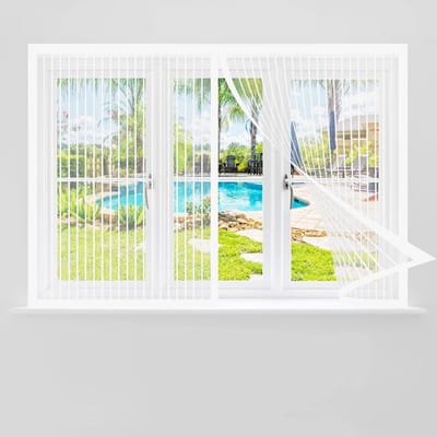 Magnetisch Hor voor Raam 80x85 cm - Insectenwerend en Ademend Gaas