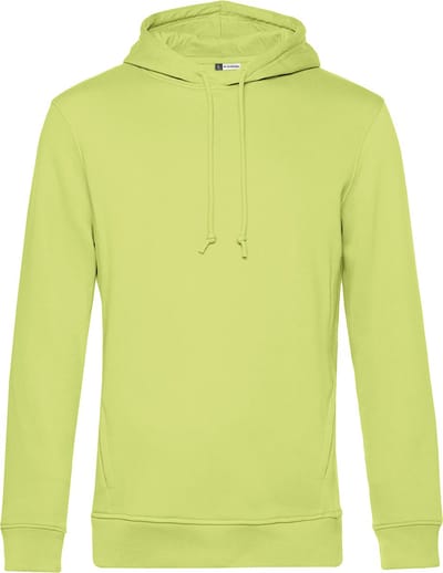 Organic Inspire Hooded° B&C Collectie maat M Limoengroen