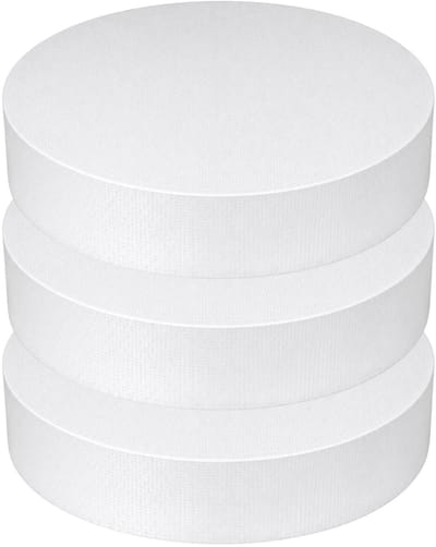 Piepschuim vormen - cirkel - 3x - D40 x 4 cm - styropor hobby / DIY vorm - basis knutselfiguren