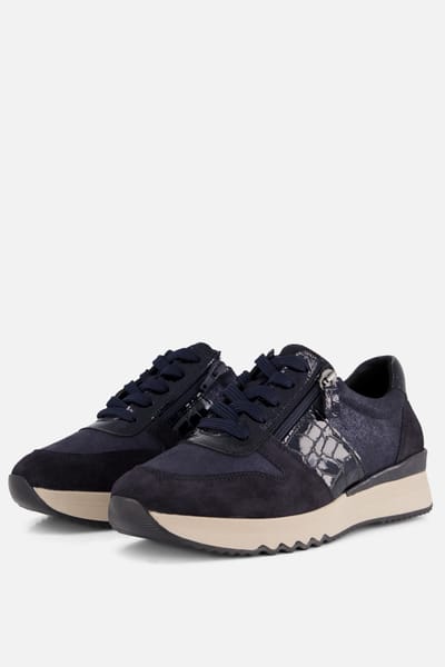 Feyn Sneakers blauw Suede - Maat 37
