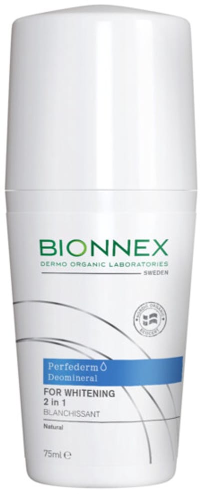 Bionnex Perfederm Deomineral Roller 2 In 1 voor Whitening - 3 x 75 ml - Voordeelverpakking