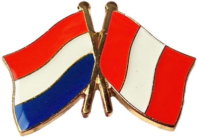 CombiCraft vriendschapsspeld Nederland - Peru 20 x 15 mm - per 5 stuks