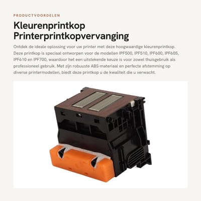 Dailygoods- Printkop Perfecte Vervanging - IPF500/510/600/605/610/700 - Duurzaam ABS - Eenvoudige Installatie - Printeraccessoires - Geschikt voor Diverse Modellen - Printerkop