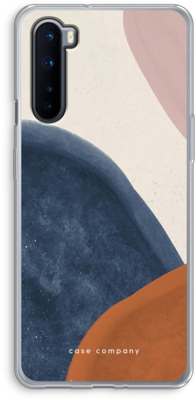 Case Company® - Hoesje geschikt voor OnePlus Nord hoesje - Geo #1 - Soft Cover Telefoonhoesje - Bescherming aan alle Kanten en Schermrand