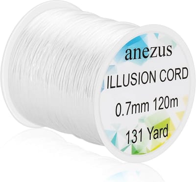 Vislijn nylon string cord 0.7mm - helder fluorocarbon - sterke monofilament visdraad - ideaal voor het vissen - SnelShoppen