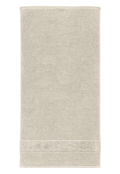Handdoek, set van 4 stuks, 50 x 100 cm, taupe - SCHIESSER Home 50*100