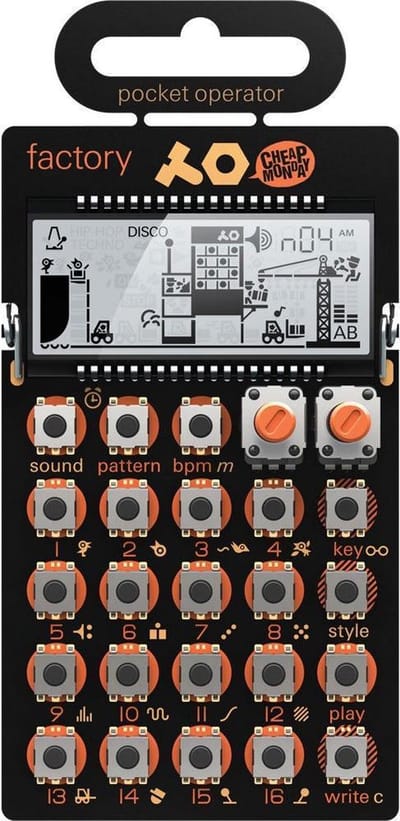 Teenage Engineering PO-16 Pocket Operator Factory - Analoge Synthesizer