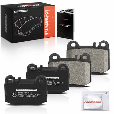 Frankberg 4x Remblokken Achteras voor Benz M-klasse W163 27L-54L