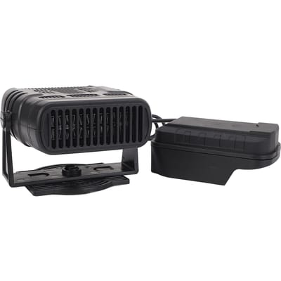 Chauffage d'appoint avec double USB 2 réglages de température Chauffage sans fil pour BL1830 BL1850 BL1840 BL1845 BL1815 BL1820 BL1860B black