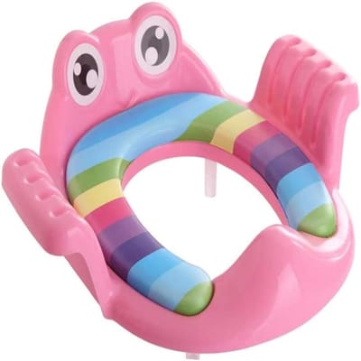 Kinder Toiletbril - Baby Potty - Zindelijkheidstraining - Met Handgrepen - Universeel - Roze