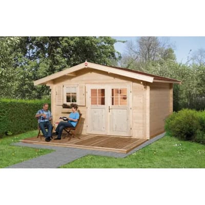 Weka Tuinhuis 136 - Onbehandeld - 380x300cm