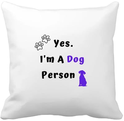 Akyol - yes i'm a dog person Kussen hoes - Honden - honden liefhebbers - iemand die houdt van honden - verjaardag - cadeau - kado - geschenk - 40 bij 40 cm