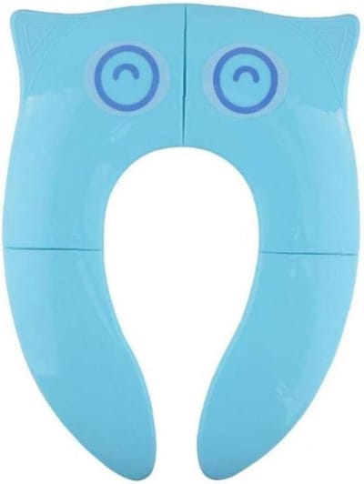 Opvouwbaar Toilet Kinderen - Reis Potty - Zindelijkheidstraining - Compact Opvouwbaar - 35x26 cm - Blauw
