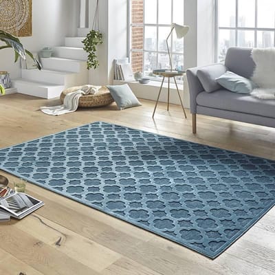 Modern vloerkleed Bryon - blauw 160x230