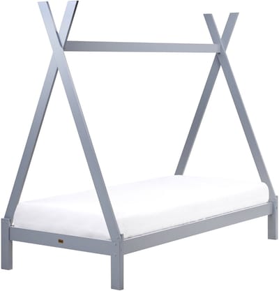 DEVAY - Kinderbed - Grijs - 90 x 200 cm - Grenenhout
