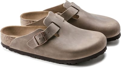 Birkenstock - Boston Vetleer Tabacco Brown Normaal Voetbed - Maat 50