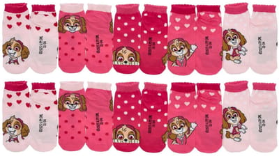 Paw Patrol Sokken - 10 Paar - Maat 23/26 - Roze - Kind