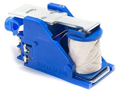 Spoelgroep voor elektrisch slot 12V - linkerhand - blauw nylon
