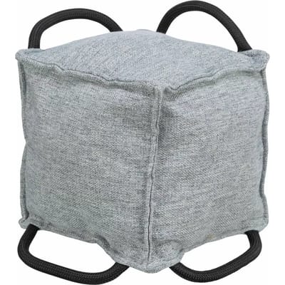 Trixie citystyle be eco hondenspeelgoed kubus met touw stof gerecycled 16 cm 2 st