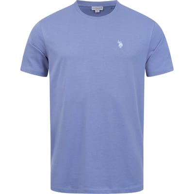 U.S. Polo Assn. heren basic T-shirt van 100% katoen