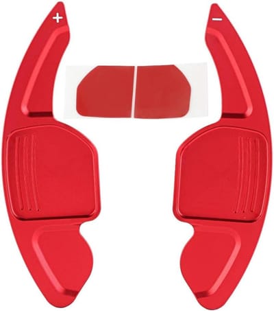 Stuurwiel Paddles - Schakelverlengers - Sportief Rijden - Aluminium Legering - 2 stuks - Rood