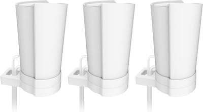 WiFi Router Muurbeugel - Router Houder - Netwerk Organisatie - Met Kabelbeheer - 10 x 3 x 7 cm - Wit
