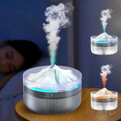 Aroma Diffuser met 2-in-1 Functie, 2 Litre Capaciteit, LED Verlichting en Automatische Uitschakeling, Perfect voor Essentiële Olie en Luchtbevochtiging