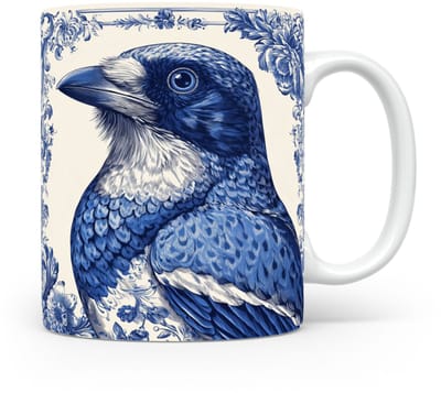Mok Magpie Beker voor koffie of tas voor thee, cadeau voor dierenliefhebbers, moeder, vader, collega, vriend, vriendin, kantoor, opa, oma, hond, kerst, sinterklaas, verjaardag