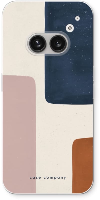 Case Company® - Hoesje geschikt voor Nothing Phone (2a) hoesje - Geo #5 - Soft Cover Telefoonhoesje - Bescherming aan alle Kanten en Schermrand
