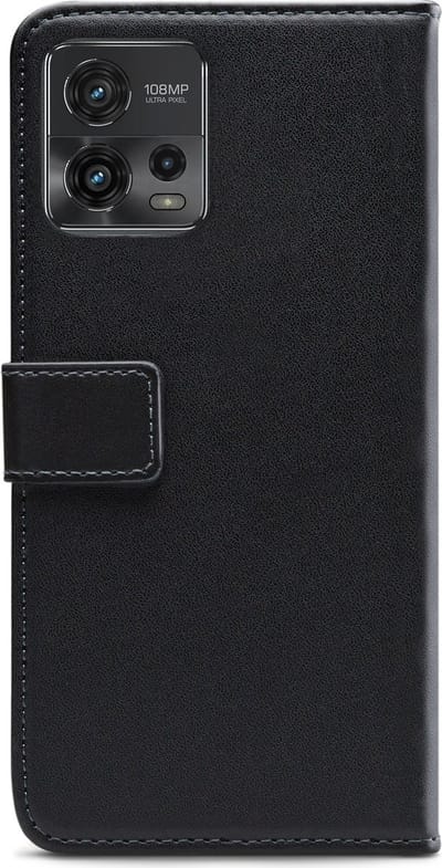 Mobilize Telefoonhoesje geschikt voor Motorola Moto G72 Hoesje | Mobilize Classic Gelly Wallet Bookcase Portemonnee | Pasjeshouder voor 2 Pasjes | Telefoonhoesje voor Pinpas / OV Kaart / Rijbewijs - Zwart