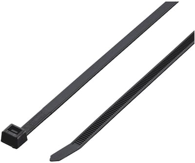 Wurth - Kabelbinder KBL2 PA kunststof lip goedkeuring zw. - Kabelbinder KBL 2 gemaakt van polyamide met kunststof tong, zwart x 100 st Lengte 300 mm