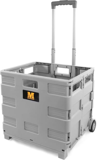Vouwbare Dolly met Deksel - 80 lbs Capaciteit