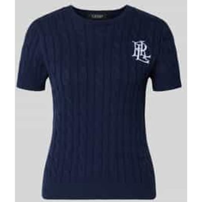 Gebreide pullover met geribde boorden Model 'EYELAH'