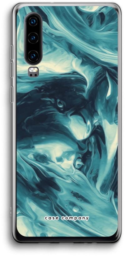 Case Company® - Hoesje geschikt voor Huawei P30 hoesje - Dreaming About Whales - Soft Cover Telefoonhoesje - Bescherming aan alle Kanten en Schermrand