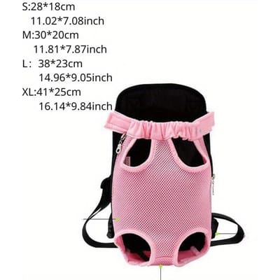 Huisdier buitentas, draagbare kattentas, hondenrugzak, kattentas, kattendraagtas, rugzak Within 2.5kg roze