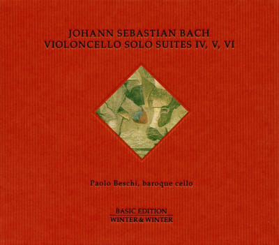 Bach: Violoncello Solo Suites IV, V, VI / Paolo Beschi