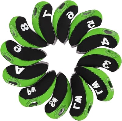 12 Stks Golf Iron Covers - Neopreen Golf Iron Covers Set - Beschermende Golf Club Headcovers - Hoofd Covers - Fit Alle Merken Golf Iron Headcover