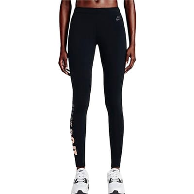 Nike Sneldrogend Warm Duurzaam Stretchy Aansluitende Yogabroek Damesbroek 678859-010 L black